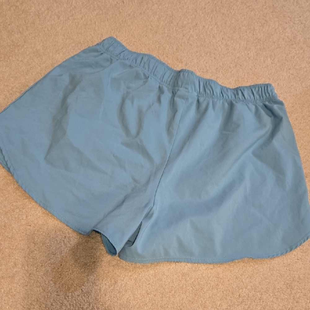 Gymshark Womens Medium Light Blue Athletic Shorts Same Day Shipping - Picture 5 of 5